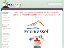 Tablet Screenshot of ecoenvydistribution.com